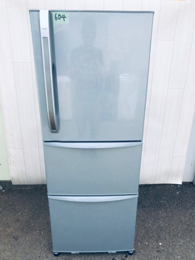 604番 東芝✨ノンフロン冷凍冷蔵庫✨GR-34ZW‼️