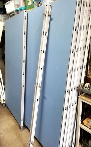 内田洋行 ジャストパネル パーテーション 10枚セット 幅約900mm 高さ約1925mm L字ジョイント付き UCHIDA