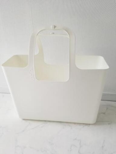 プラスチック　バッグ　白