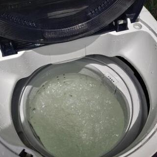 洗濯機　中古作動の画像