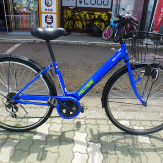 子供自転車 26インチ ブルー 鍵付き 6段切替 サイクルあさひ FASTRIDE ジュニアサイクル 手稲リサイクル