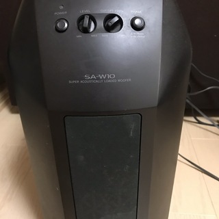 Yamaha アンプ　DSP-AX1200　+　ソニースピーカー２点　+　Sony Subwooferの画像