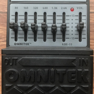 Omnitek kbe-11 ベースイコライザー ペダル エフェクター　未使用の画像
