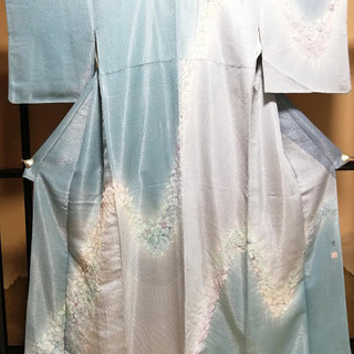 美品☆辻が花訪問着　菅有鬼一（作家物）