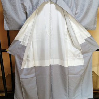 高級色無地☆中村宗哲監修 落款「雪間乃草」 紋付の画像