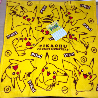 ポケモン ピカチュウ ハンドタオルの画像