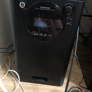 onkyo スピーカー内蔵TV台 アンプ,スピーカー付きの画像