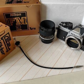 一眼レフ Nikon New FM2 おまけシャッターケーブルレ...