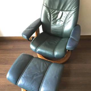 エコーネス EKORNES オットマン付き ストレスレスチェア リクライニングチェアセット 本革