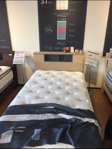 美品　スリープウェル sw31 シングルサイズ　マットレスのみ