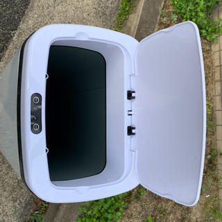ゴミ箱 ふた付き センサー式自動開閉 50L ステンレス製 ホワイトの画像