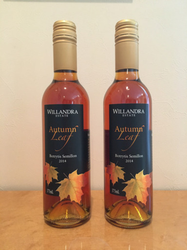 新品 2本 貴腐ワイン Autumn Leaf 375ml ボトリティスセミヨン