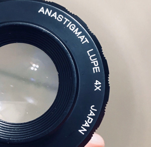 防湿庫保管　美品　PEAK ピーク　アナスチグマットルーペ　倍率4倍　ANASTIGMAT LUPE ×4