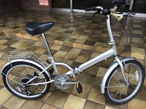 【プロの整備済】【中古】２０インチ　折りたたみ　6段変速