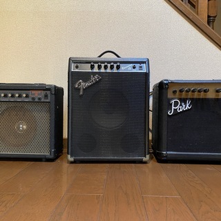 ギターアンプ・ベースアンプ　3点セット　Fender Rolan...
