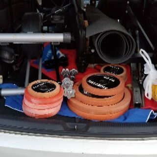 バーベル　ベンチ　ダンベル　セットの画像