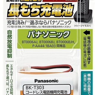 Panasonic 充電式ニッケルBK-T303