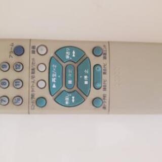 【お譲りします】故障テレビデオ　リモコンは動作確認済みの画像