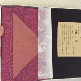 【新品】紫のふくさ　と　風呂敷　セット　日本製