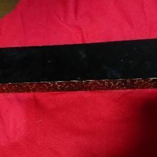 【未使用品♪】津軽塗◆箸箱  白南天夫婦箸のセットの画像