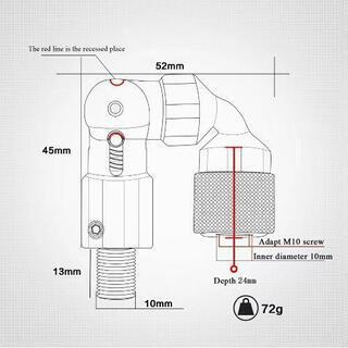 たも網を折り畳みにするパーツ？魚釣りで使えます。の画像