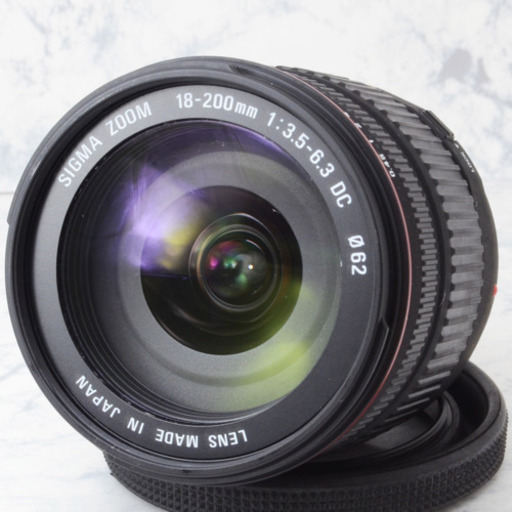 極上級●使える高倍率レンズ●SIGMA 18-200mm DC ソニーA用　安心のゆうパック代引き発送！送料、代引き手数料無料！