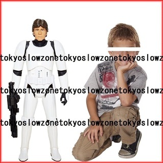 スター・ウォーズ 31インチ フィギュア ハンソロトルーパー ハリソン・フォード Han Solo 特大フィギュア 宇宙兄弟 兵士の画像