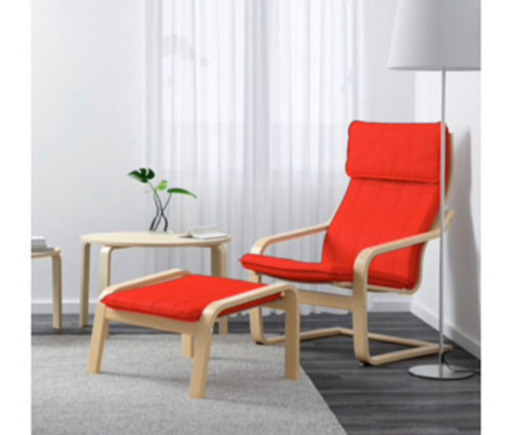 IKEAの椅子 ポエング スツールセット