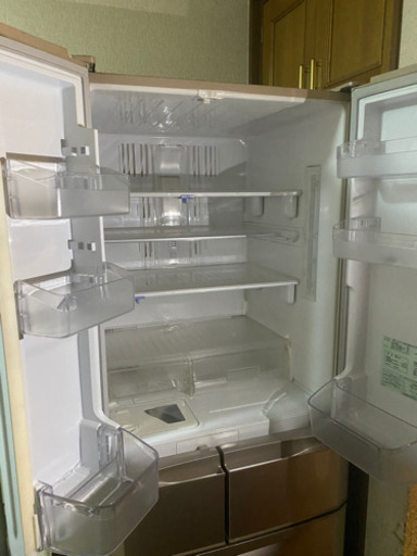値段交渉可能！三菱ノンフロン冷蔵庫(フレンチドア式)お譲りします！