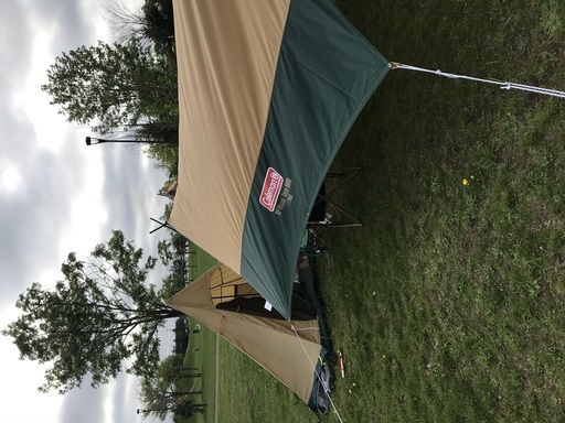 コールマン タープとティピーテントのセット