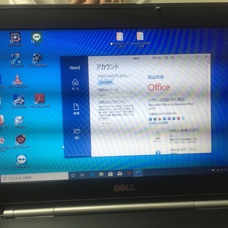 office2019入り 　Core i5 2.5GHz・新品SSD・４GB・DVD内蔵 ・14インチ【DELL Latitude E5420】の画像