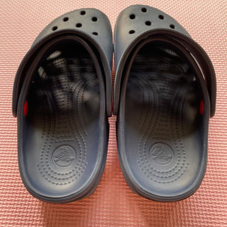 【美品】正規品 クロックス サンダル 23.0 ネイビーの画像