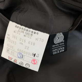 スーツ上下セット　の画像