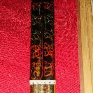 【未使用品】津軽塗 夫婦箸(桐箱入)＋もう1膳＝合計3膳の画像