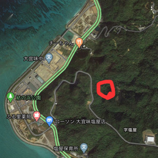 キャンプ場に最適‼️真ん中に沢の流れる、これから国をあげて開発される沖縄北部の大宜味村の土地1500坪 - 土地販売/土地売買