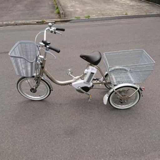 「キレイです！」ヤマハ パス ワゴン PT16 電動アシスト付 三輪自転車 3段変速 X974(12.8Ahバッテリー)  発送不可、引き取りのみ。