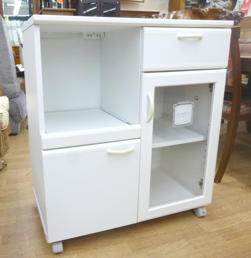 ミドルレンジボード 食器棚 幅74×奥41×高84cm キッチン収納 ☆ PayPay(ペイペイ)決済可能 ☆ 札幌市 清田区 平岡