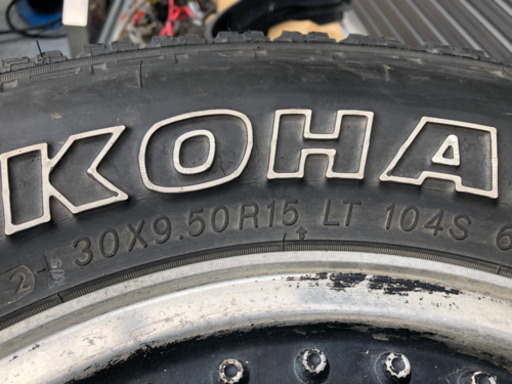 ☆早い者勝ち　激安　バリ山　ジムニー　タイヤ付きホイールセット☆