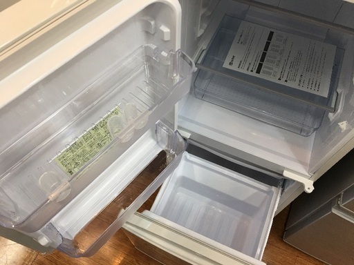 SHARP 2ドア冷蔵庫入荷　8336