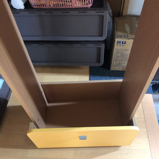 ハンガー付き収納棚　500円値下げ