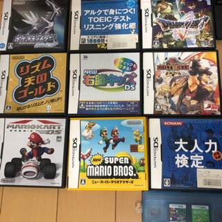 【値下げ】任天堂DS 本体　ソフト11個　セットの画像