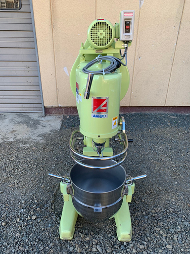 愛工舎 AM-30 ミキサー 攪拌機 コートミキサー ベーカリー 洋菓子 製菓工場 パン 業務用タテ型ミキサー アタッチメント 業務 パン生地こね機(J644wY)