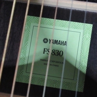 良品　ヤマハ　アコースティックギター　ＦＳ830の画像