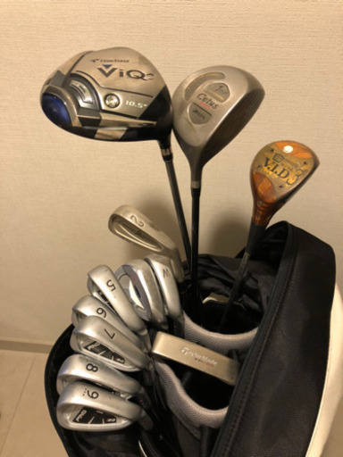 【値段交渉可能】ゴルフフルセット　カバン付きクラブ合計12本