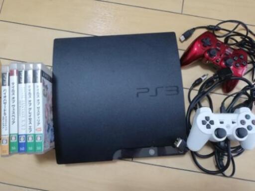 PS3 プレステ3 ソフト5本・コントローラー2つ