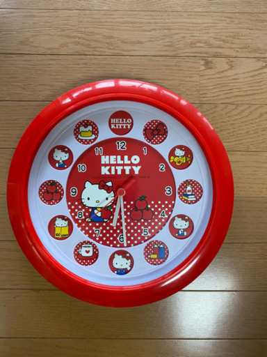 良品キティちゃん掛け時計