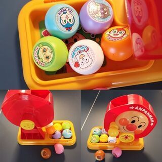 アンパンマン、ドラえもんおもちゃ3点まとめの画像