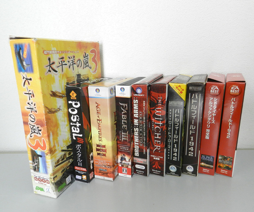 ジャンク品 パッケージ版 PCソフト バトルフィールド1942・三国志Ⅷ 他 30本セット ☆ PayPay(ペイペイ)決済可能 ☆ 
