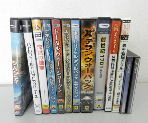 ジャンク品 パッケージ版 PCソフト バトルフィールド1942・三国志Ⅷ 他 30本セット ☆ PayPay(ペイペイ)決済可能 ☆ 