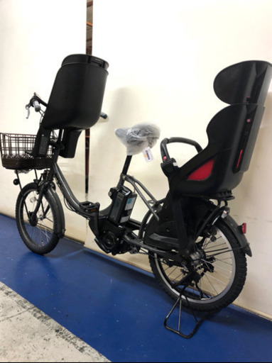 ブリヂストン ビッケ2 20インチ 3人乗り　8.7ah デジタル　グレー　電動自転車　電動アシスト